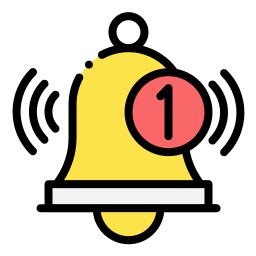 Notification bell icon