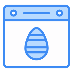 Easter day icon