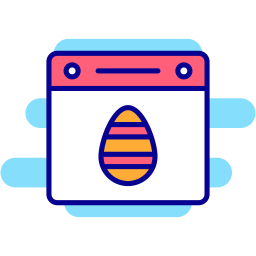 Easter day icon