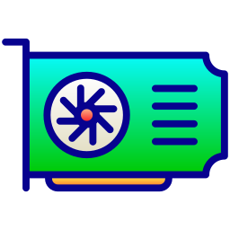 Graphic card icon