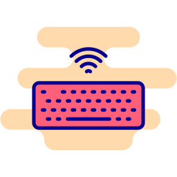 Wireless keyboard icon