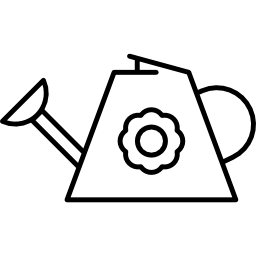 Watering Can with Flower icon