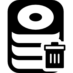 datenbank löschen icon