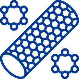 nanotubo de carbono Ícone