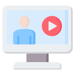 Online presentation icon