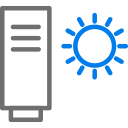 protetor solar Ícone