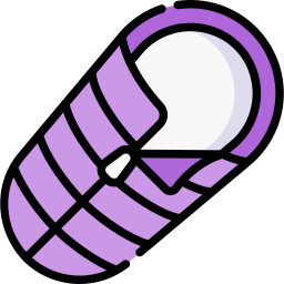 Sleeping bag icon