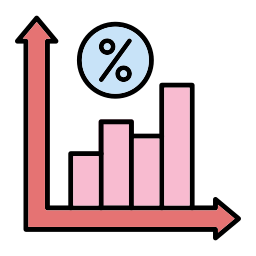 taux d'intérêt Icône