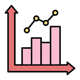 diagramme à bandes Icône