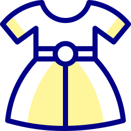 Baby dress icon