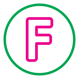 Letter f icon