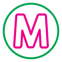 Letter m icon