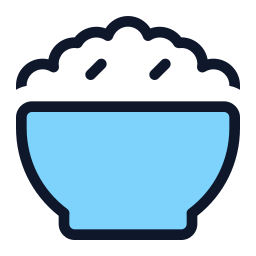 Rice bowl icon