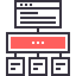 hierarchische struktur icon