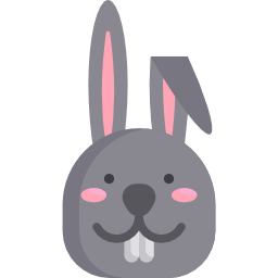 Easter bunny icon