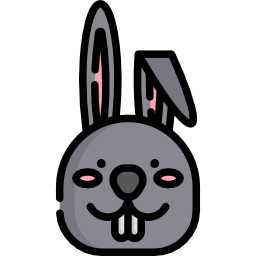 Easter bunny icon