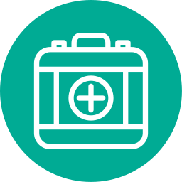 First aid kit icon