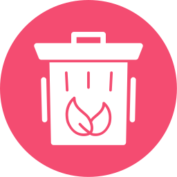 Trash bin icon