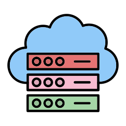 Cloud server icon