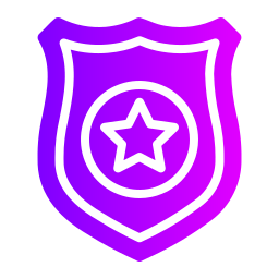 distintivo de polícia Ícone