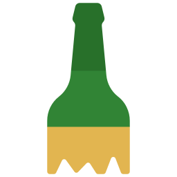 Broken bottle icon