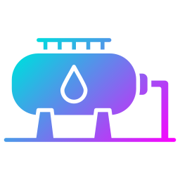 stockage de gaz Icône