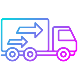 Cargo truck icon