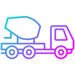 Concrete truck icon