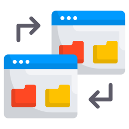 Data transfer icon