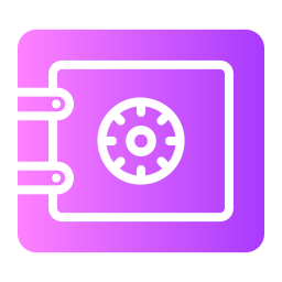 cassetta di sicurezza icona