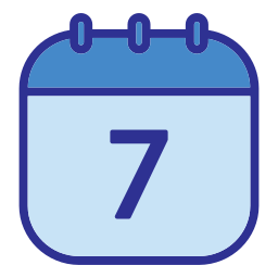 Calendar date icon