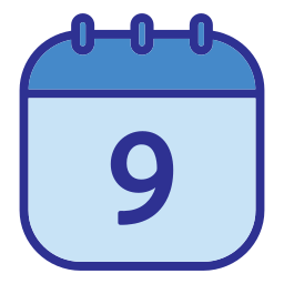 Calendar date icon