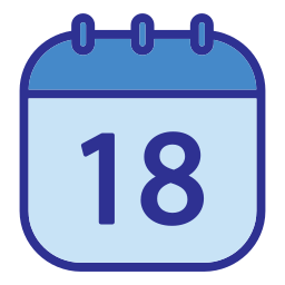 Calendar date icon