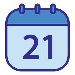 Calendar date icon