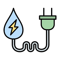 Water energy icon