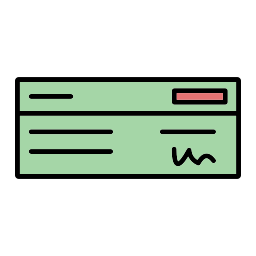 Cheque icon