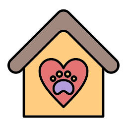 Pet house icon