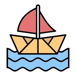 Sail boat icon