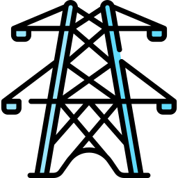 Electric tower icon