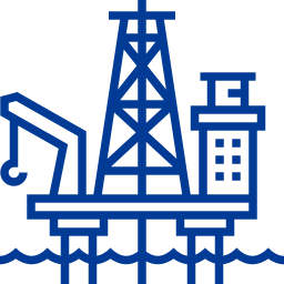 plate-forme pétrolière Icône