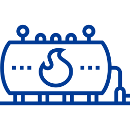 stockage de gaz Icône