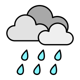 Heavy rain icon