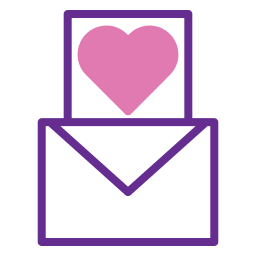 Love letter icon