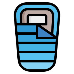 Sleeping bag icon