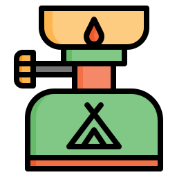 Camping gas icon