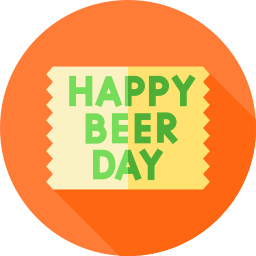 feliz dia da cerveja Ícone