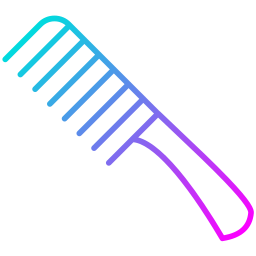 Hair comb icon