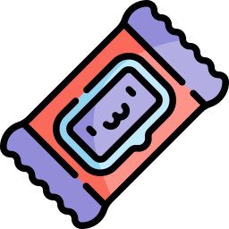 Wet wipes icon