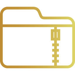 Zip folder icon