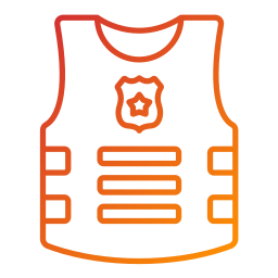 Bulletproof vest icon